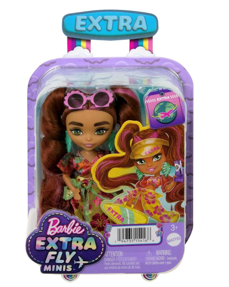 Кукла Barbie Extra Minis Beach HPB18 #1