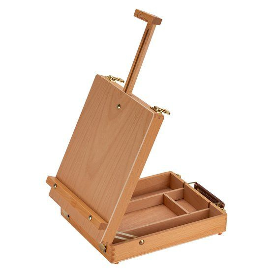 Этюдник настольный Сонет, с ящиком для кистей и красок, бук, 32 x 24,5 x 7 (62) см  #1
