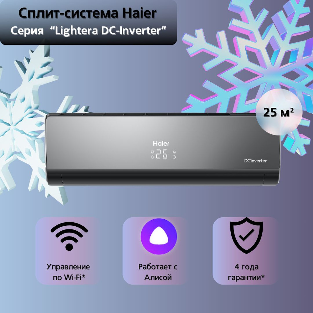 Сплит-система Haier Lightera AS09NS6ERA-B / 1U09BS3ERA с Wi-Fi модулем ESP32 #1