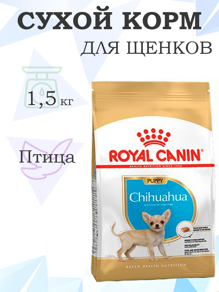 Royal Canin Breed dog Chihuahua Junior / Сухой корм Роял Канин для Щенков породы Чихуахуа в возрасте #1