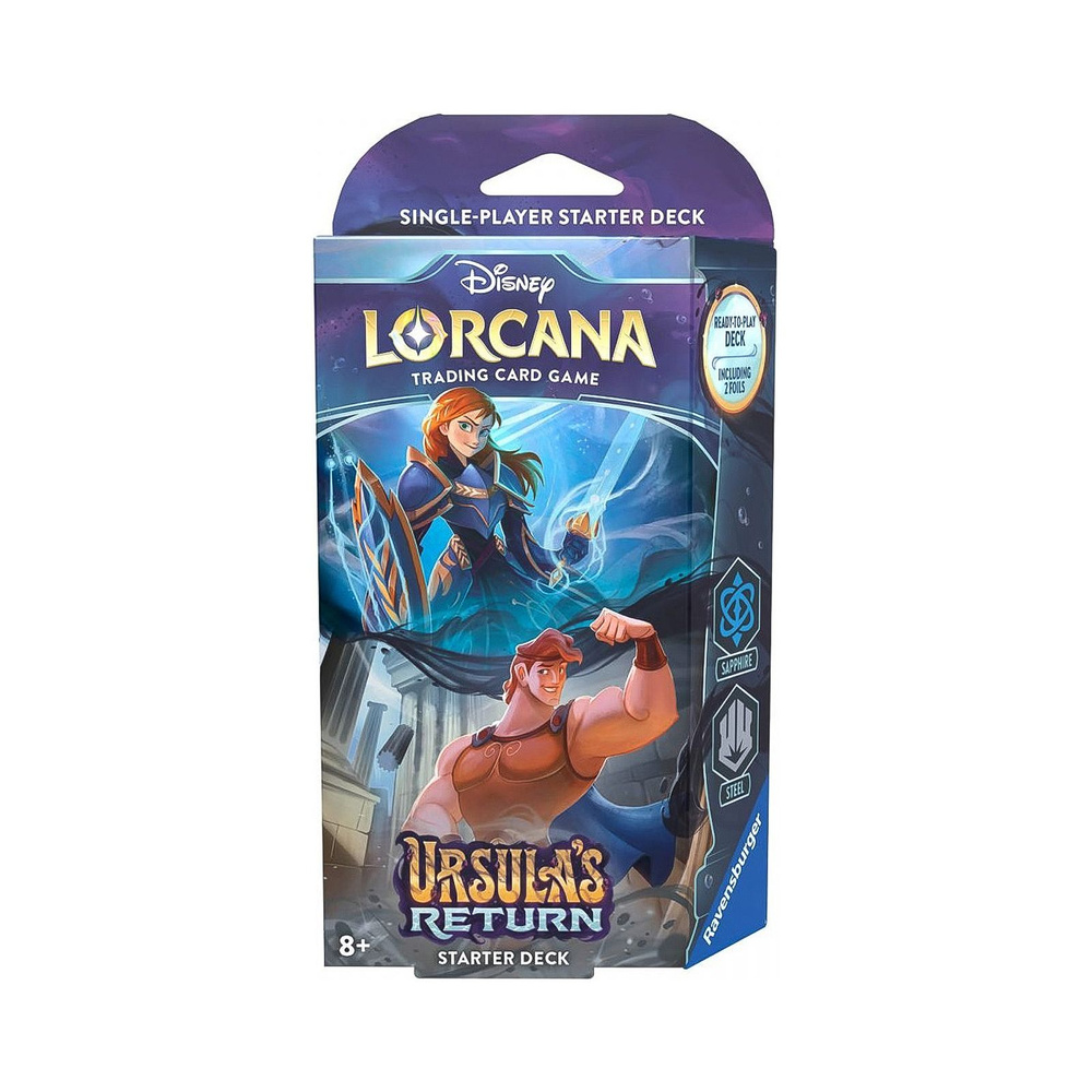 Колода Lorcana Ursula's Return Starter Deck Sapphire & Steel #1