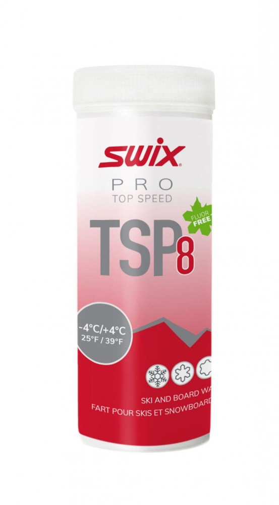 Порошок SWIX TSP8 Red -4/+4 40гр, #1