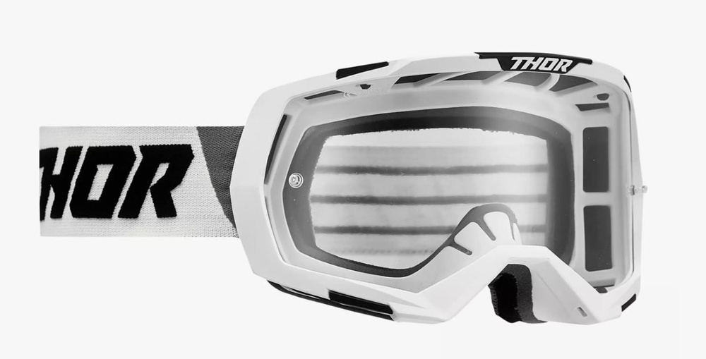 Мотоочки Thor Combat Racer White/Grey белые #1