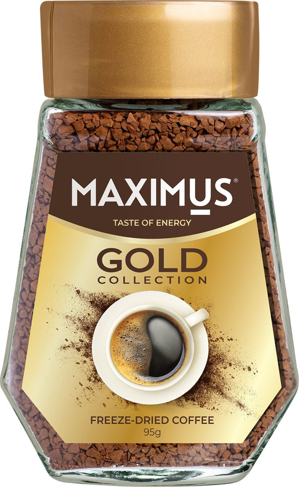 Кофе растворимый сублимированный Maximus Gold Collection 95г х 2 штук  #1