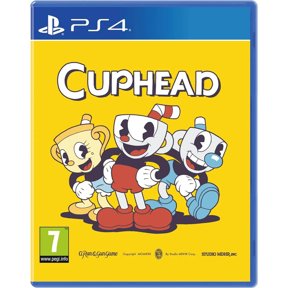 Игра Cuphead PS4 (PlayStation 4, Русские субтитры) #1