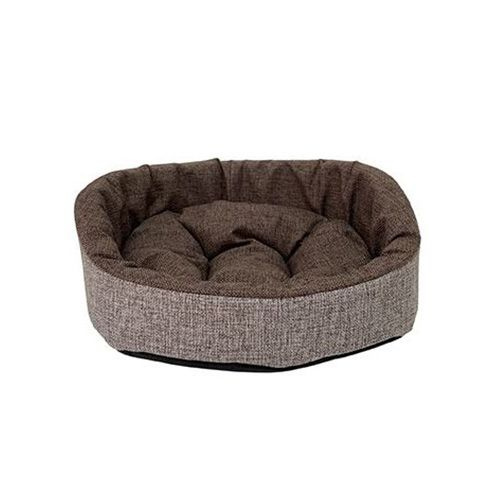 Homepet Wool / Лежак Хоумпет для домашних животных Жаккард Коричневый, №2 49 х 43 х 17 см  #1