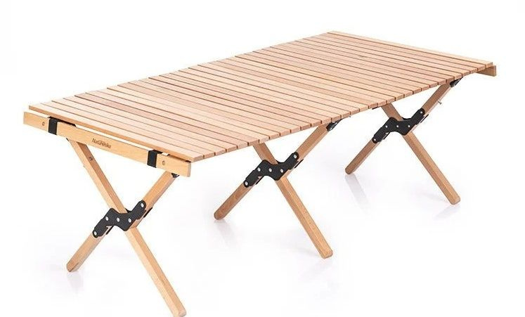 Стол Naturehike Folding Egg Roll Table Wood #1