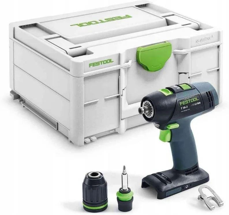 Дрель-шуруповерт Festool T18+3 Basic 577051 #1