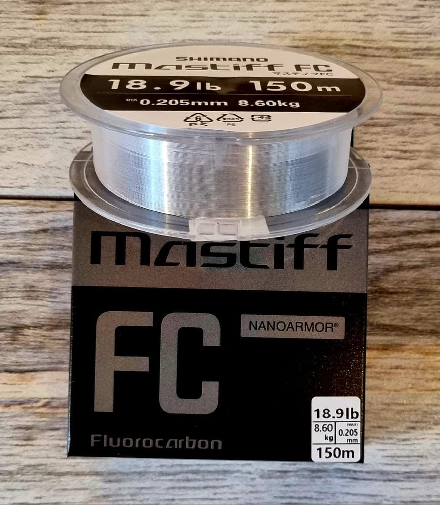 Леска флюорокарбон SHIMANO MASTIFF FC 0.2 / 8.6 кг. 150м. #1