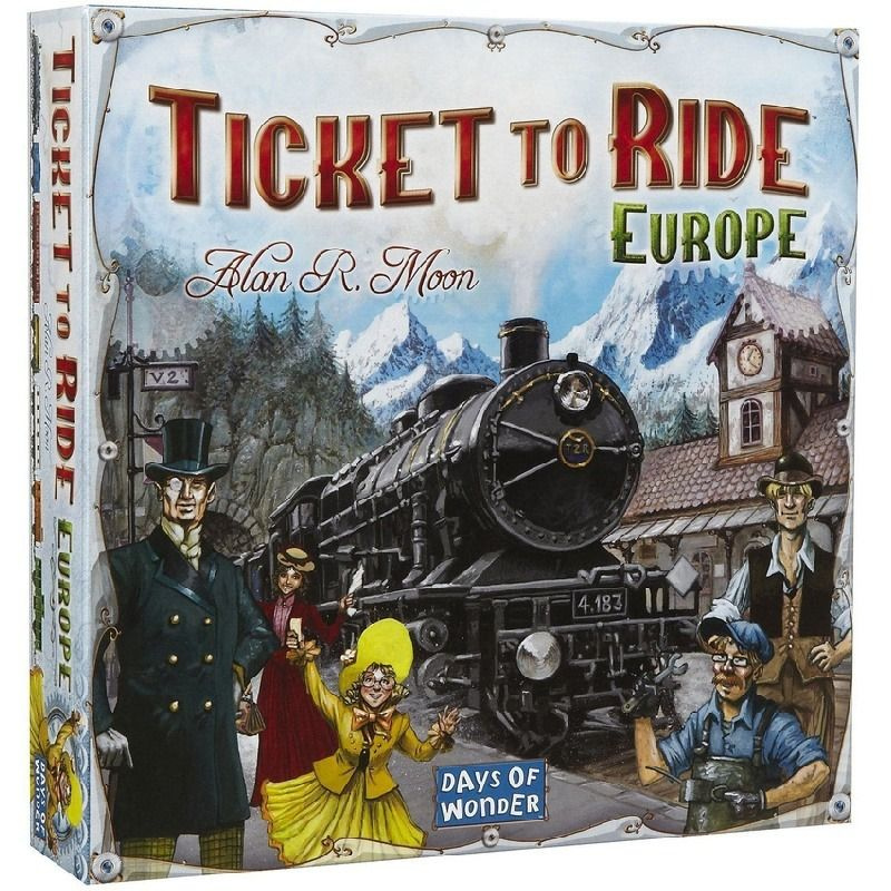 Стратегическая игра Ticket to Ride Europe #1