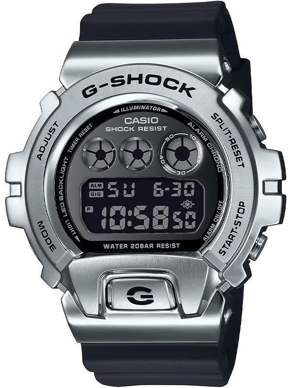 Противоударные мужские наручные часы Casio G-Shock GM-6900SG-9 с подсветкой, будильником и секундомером #1