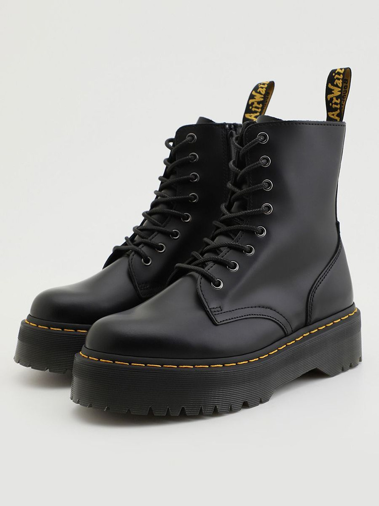 Ботинки Dr. Martens Jadon Black Polished Smooth #1