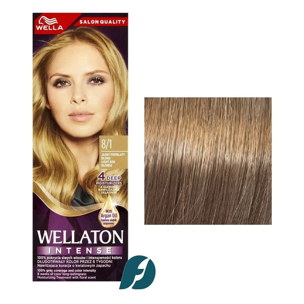 Wella WELLATON 8/1 Cтойкая крем-краска для волос - Ракушка, 110 мл #1