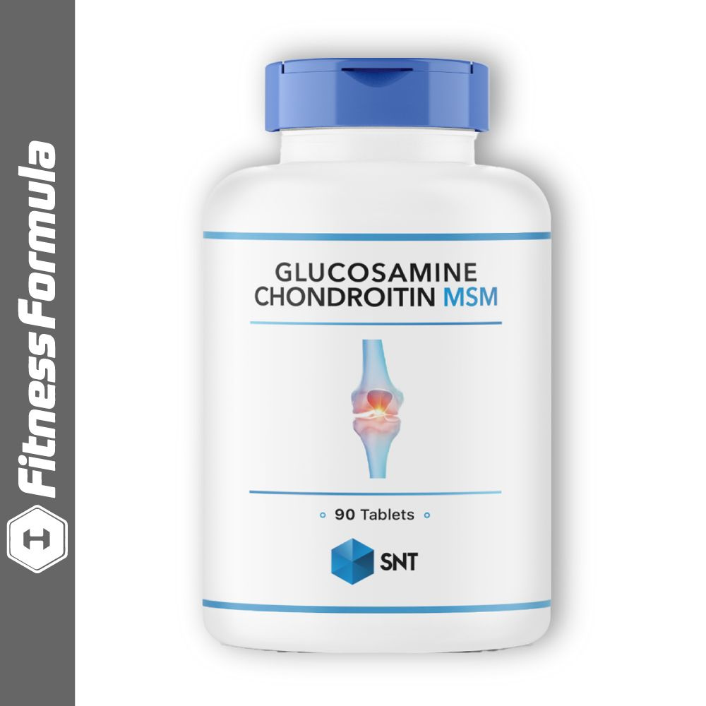 SNT Glucosamine Chondroitin Msm, Глюкозамин Хондроитин МСМ, 90 таблеток, Глюкозамин, хондроитин, метилсульфонилметан, #1