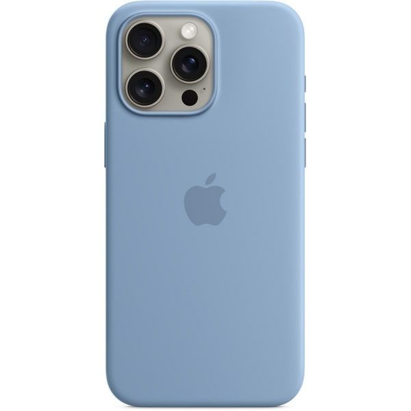 Чехол для смартфона Apple iPhone 15 Pro Max Silicone MagSafe Winter Blue #1