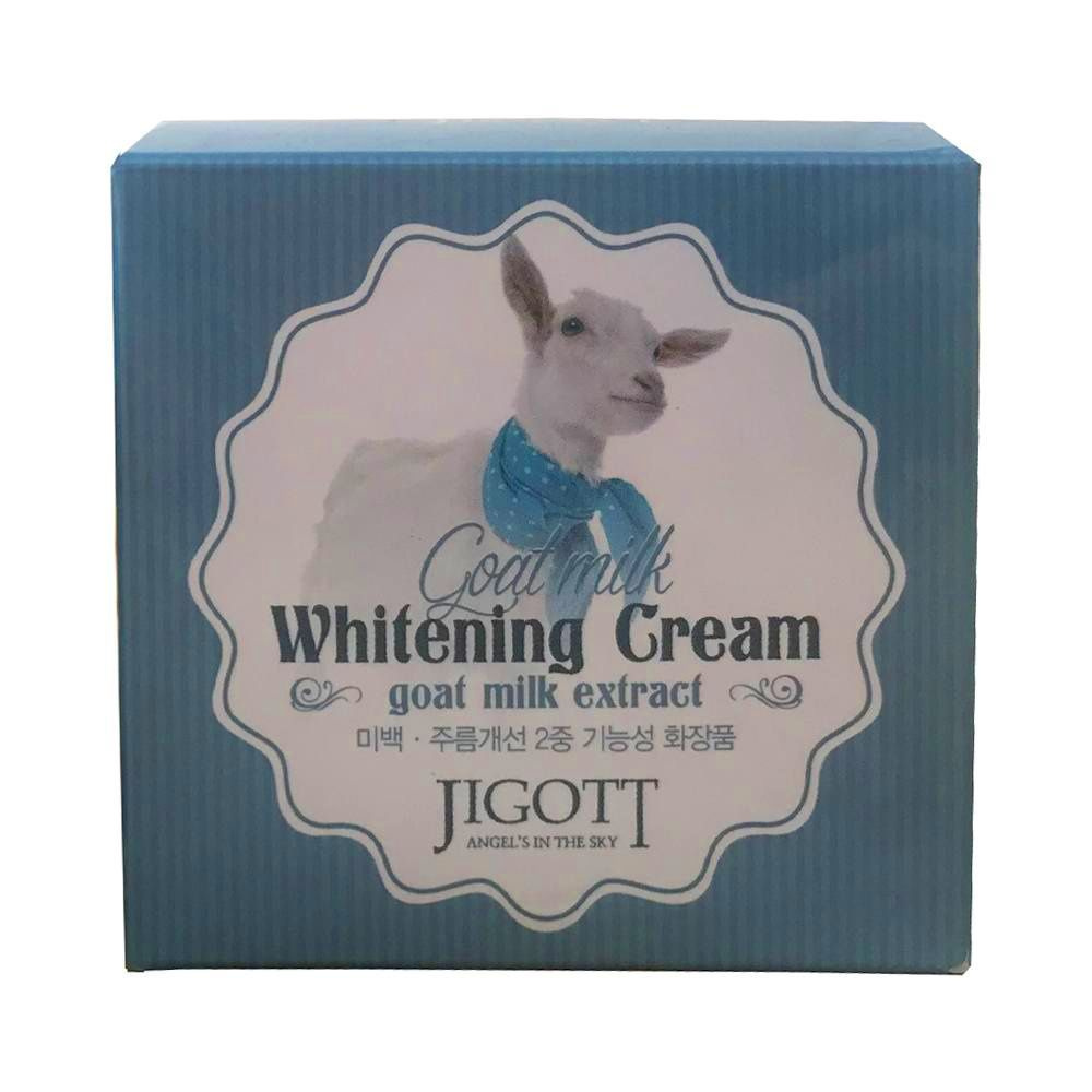 Jigott Крем для лица Goat Milk Whitening Cream, с экстрактом козьего молока, 70 мл  #1