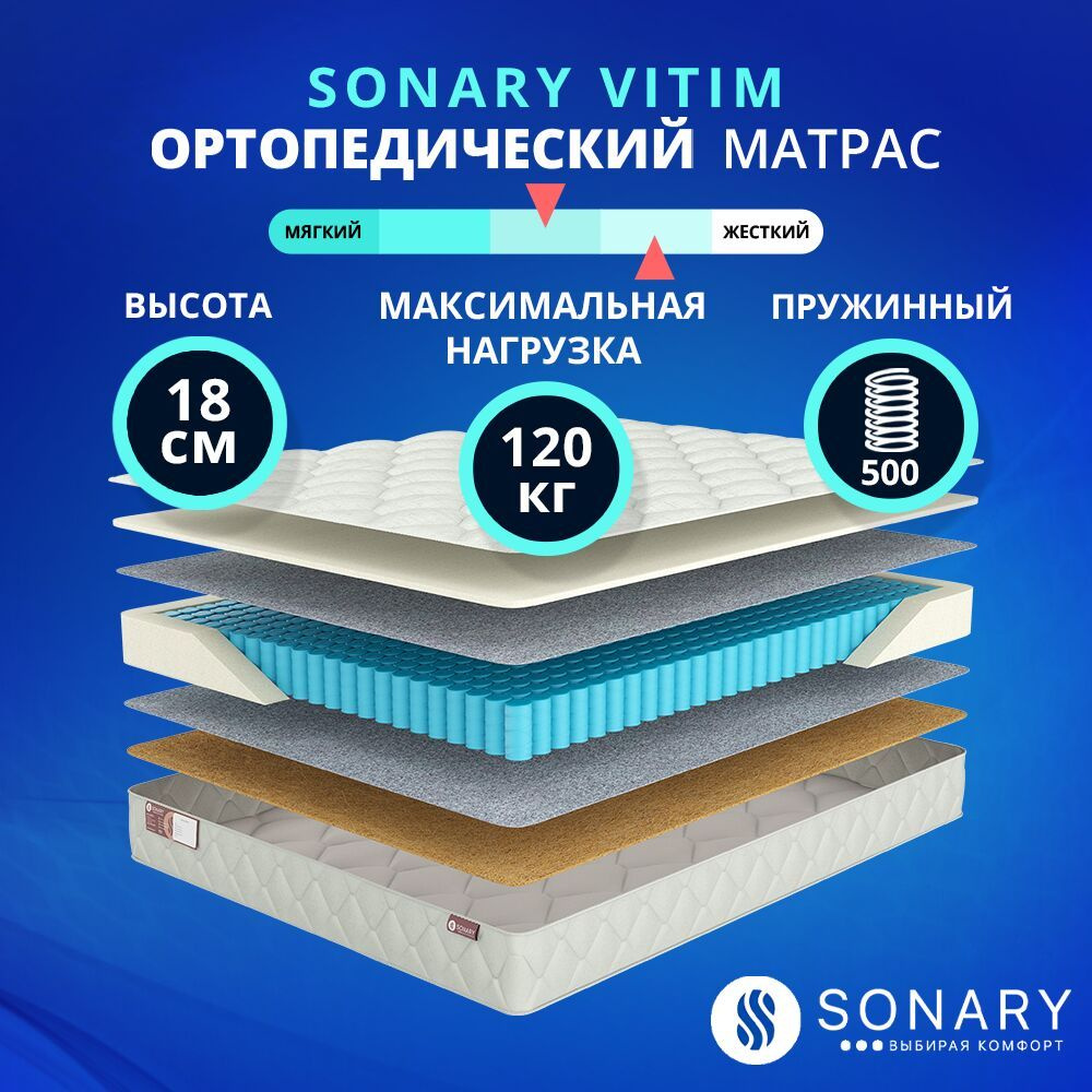 Матрас Sonary Vitim 90х220 серии Baby #1