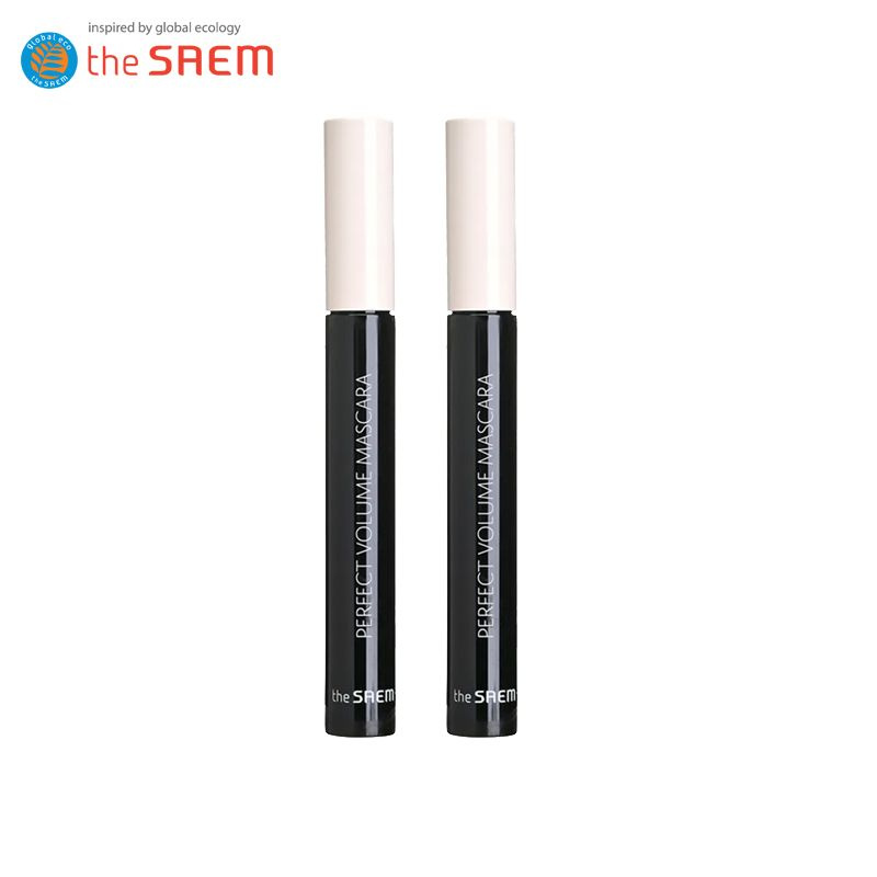 2 шт тушь для ресниц,The Saem Saemmul Perfect Volume Mascara 8мл,( #BLACK ),корейская косметика  #1