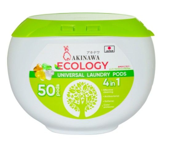 Капсулы для стирки Akinawa Ecology 4в1 50 шт Китай #1