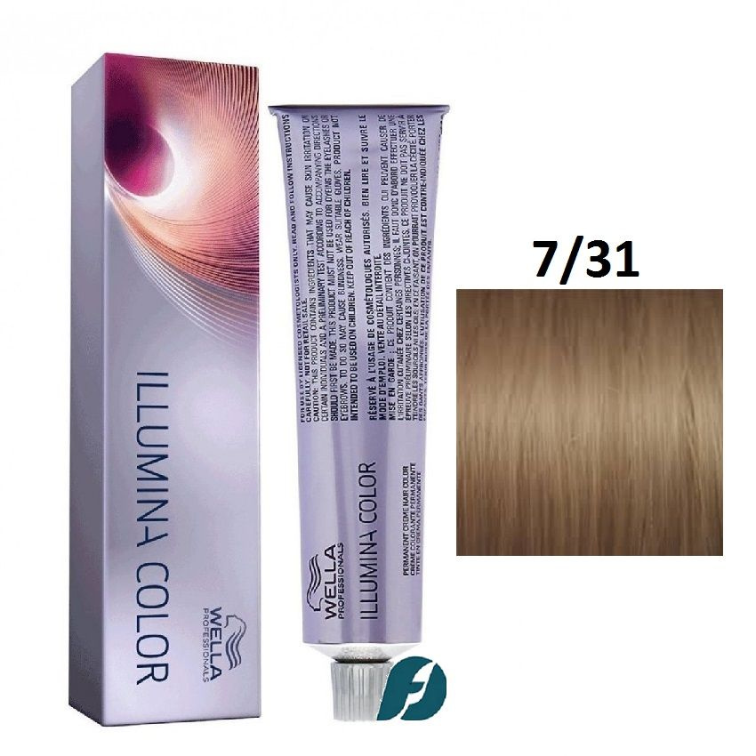 Wella Professionals Illumina Color 7/31 Крем-краска для волос - Блонд золотисто-пепельный, 60мл  #1