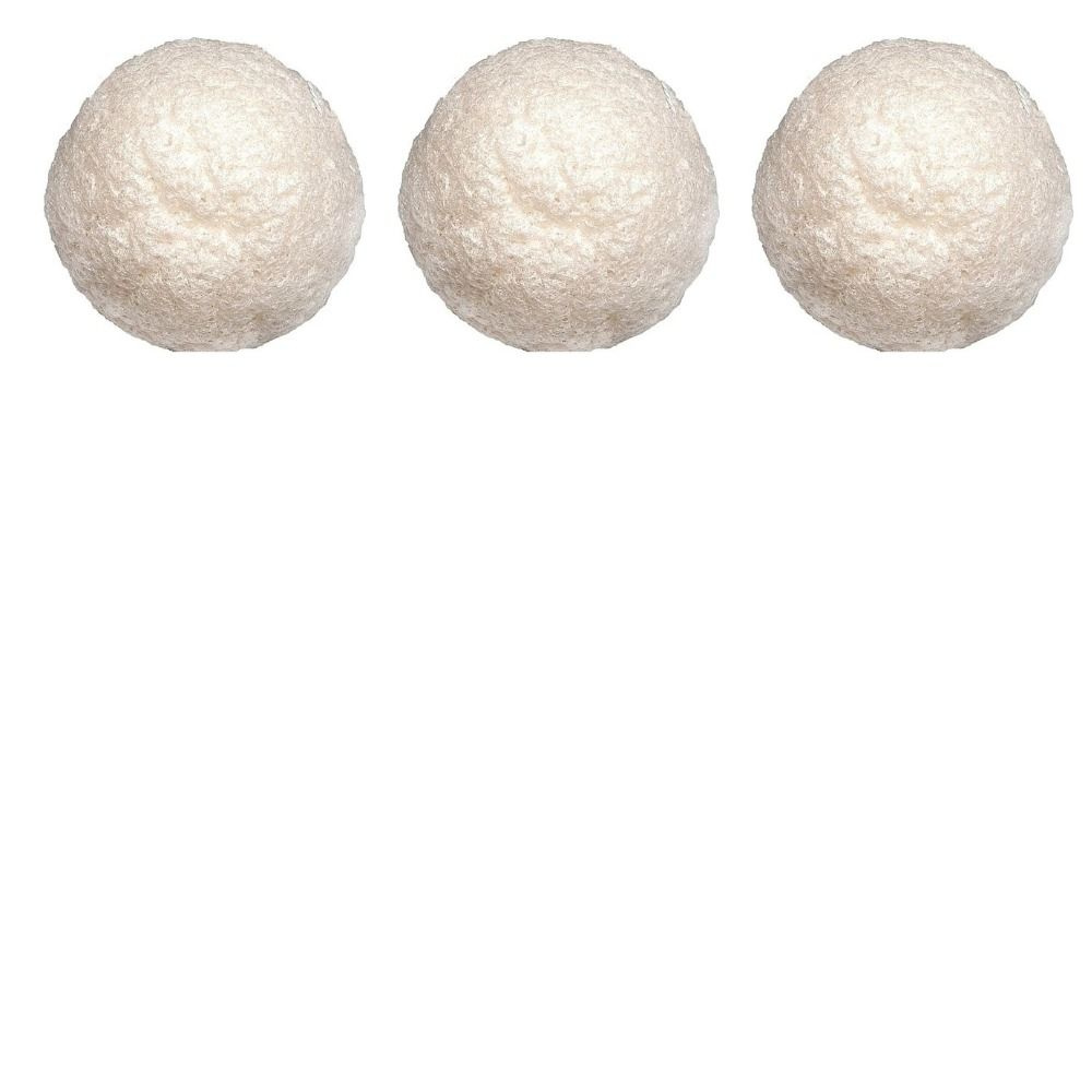 Singi Спонж косметический универсальный Pure Konjac Sponge, 3 шт #1