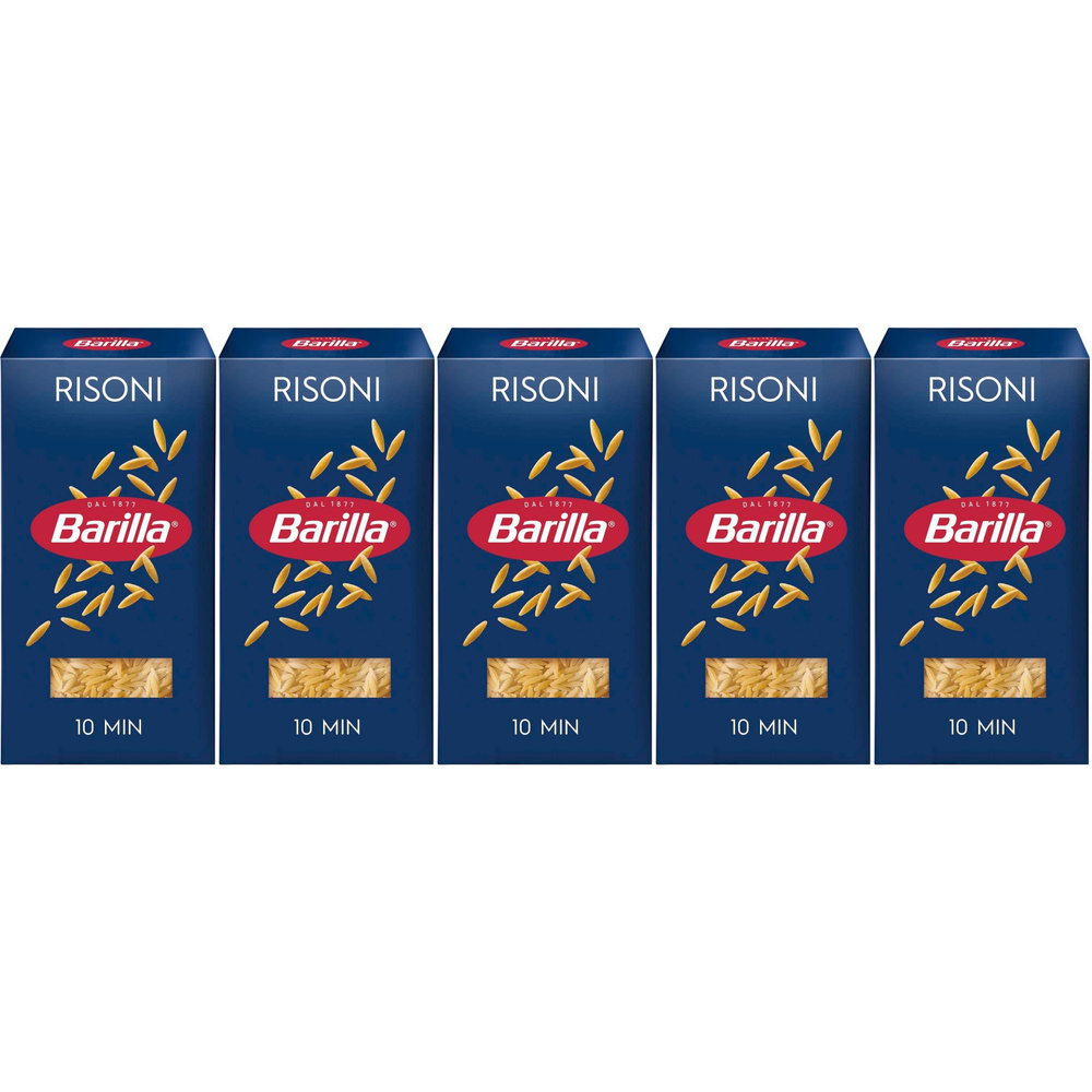 Макаронные изделия Barilla Risoni No 26 450 г, набор: 5 штук #1