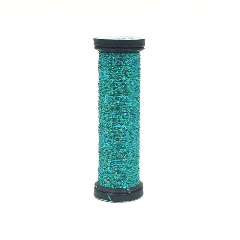 Металлизированные нитки Kreinik 029 Turquoise Blending Filament 50м #1