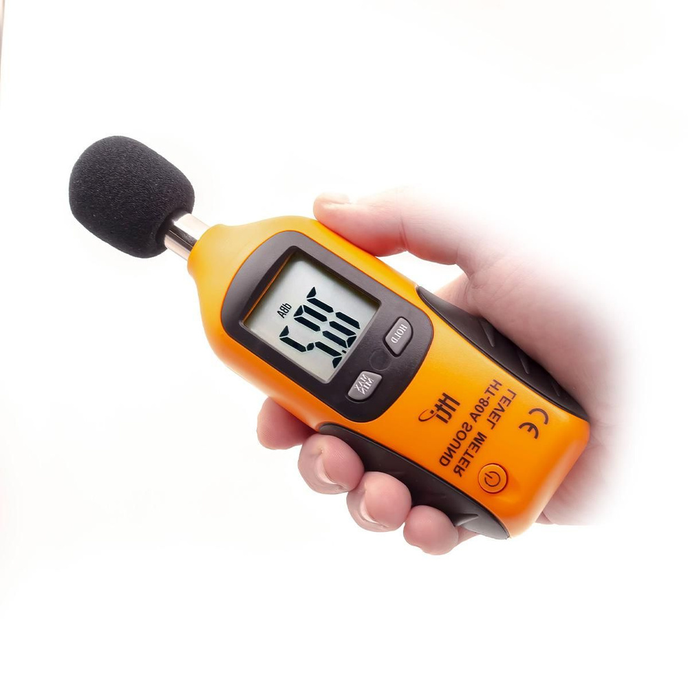 Шумомер цифровой HTI-80A (6F22) Sound Level Meter. Измеритель уровня звука шумомер, прибор для измерения #1