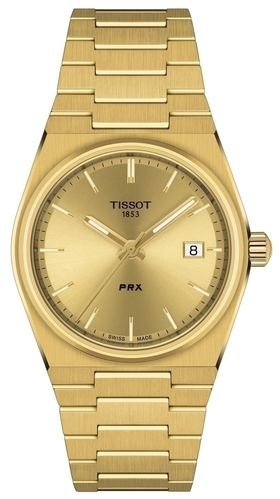 Tissot Часы наручные Кварцевые Швейцарские кварцевые часы Tissot PRX 35MM T137.210.33.021.00 на стальном #1