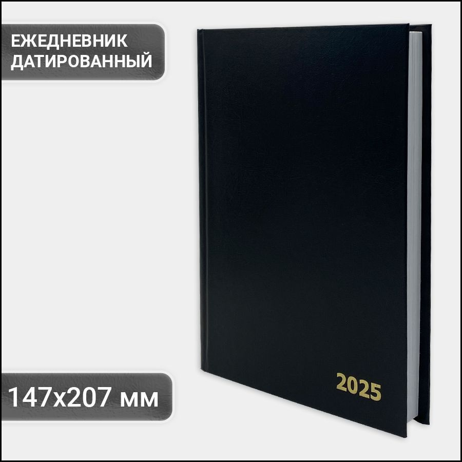 Ежедневник датированный на 2025 год Axler, планер женский и мужской блокнот А5, 168 листов  #1