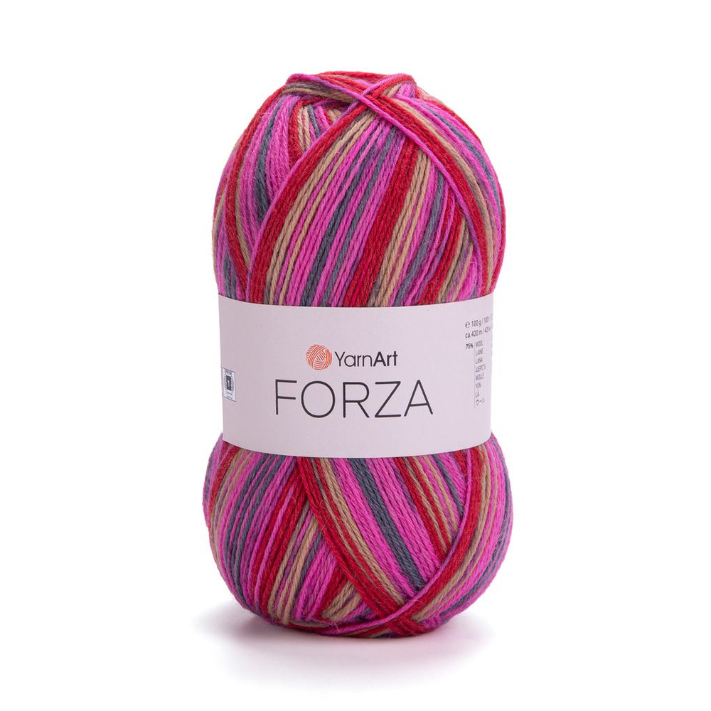 Пряжа Forza YarnArt - 1 моток (100 гр, 420 м), цвет 2510 #1