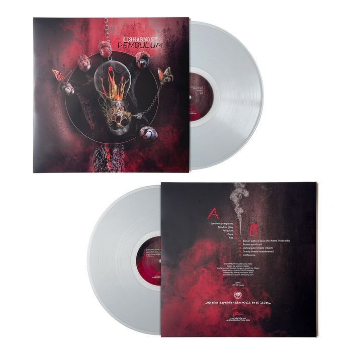 Виниловая пластинка Disharmony: Pendulum / Limited 100 copies Crystal Transparent Edition 12" Vinyl LP #1