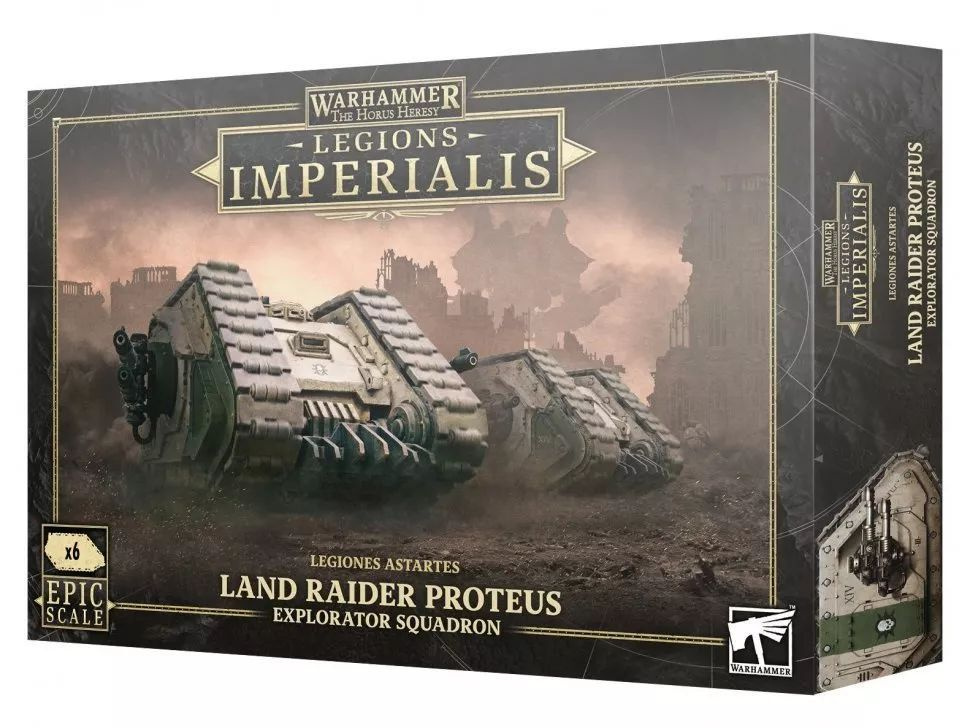 Миниатюры Legions Imperialis: Land Raider Proteus Squadron #1