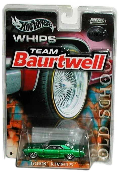 Машинка Hot Wheels RLC Whips Team Baurtwell, Buick Riviera, metalflake green / Хот Вилс  #1