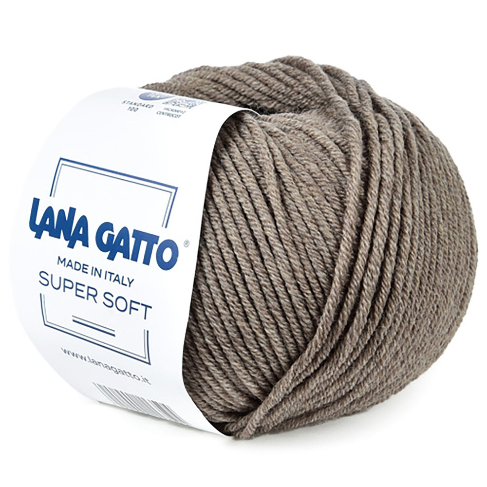 2 Мотка, Lana Gatto SUPER SOFT, 100% Чистая экстратонкая мериносовая шерсть / 50 гр. - 125 м., Цвет 20944 #1