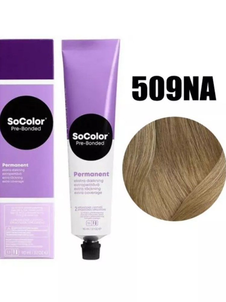 Matrix SoColor Pre-Bonded Перманентная краска 509NA #1