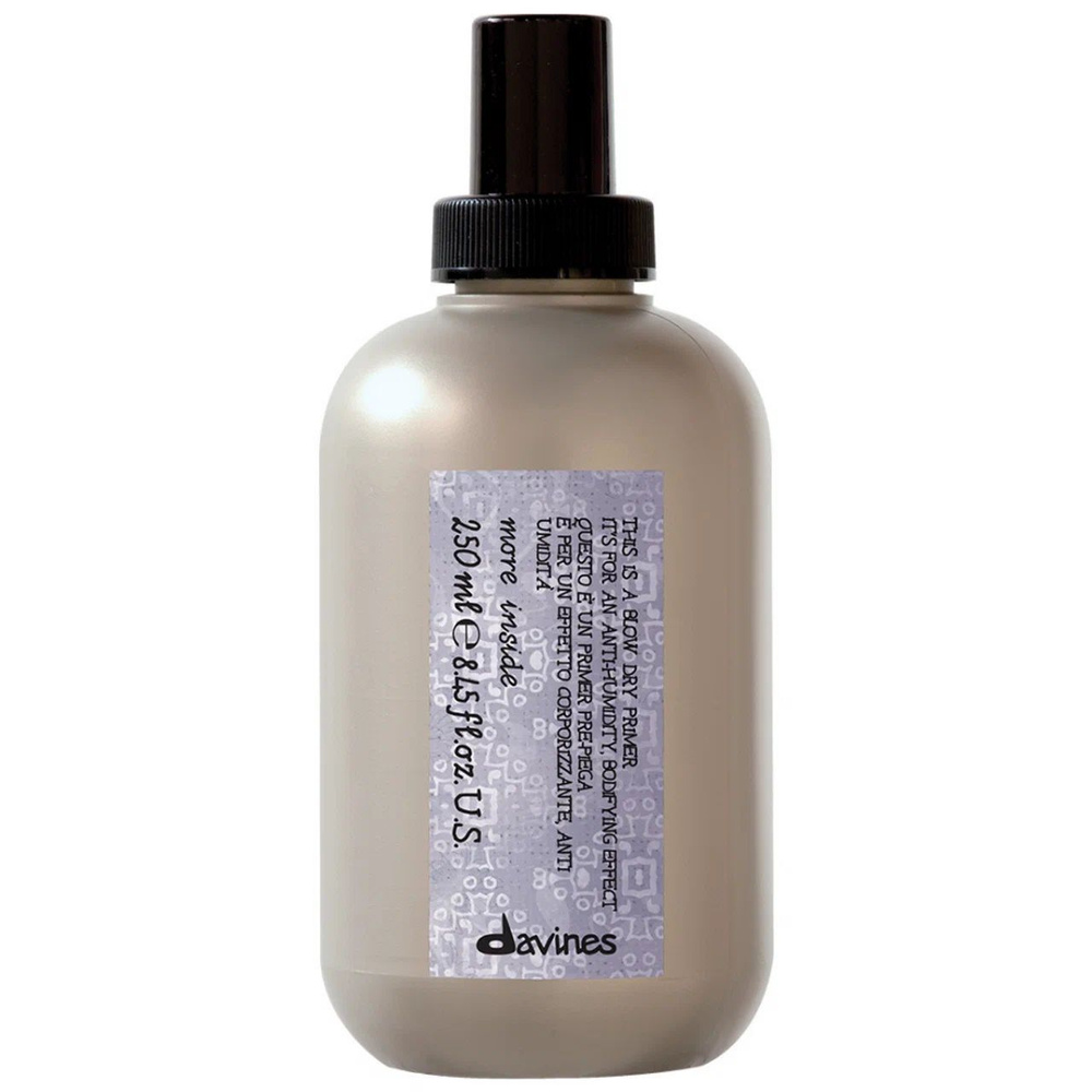 Davines More Inside Blow Dry Primer Спрей-праймер для блеска и объёма волос, защиты от влаги, 250 мл. #1