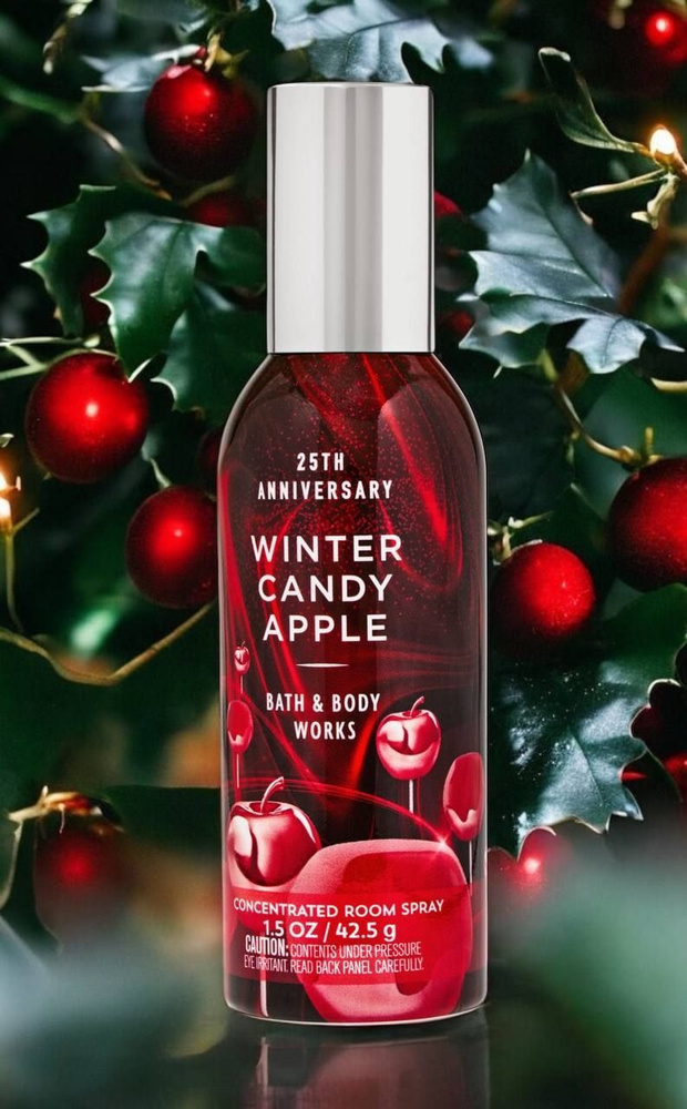 Концентрированный спрей для помещений Bath & Body Works Winter Candy Apple Spray  #1