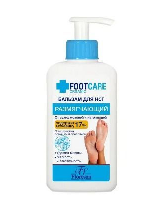 Floresan Бальзам для ног Organic Foot Care, от сухих мозолей и натоптышей, 250 мл  #1