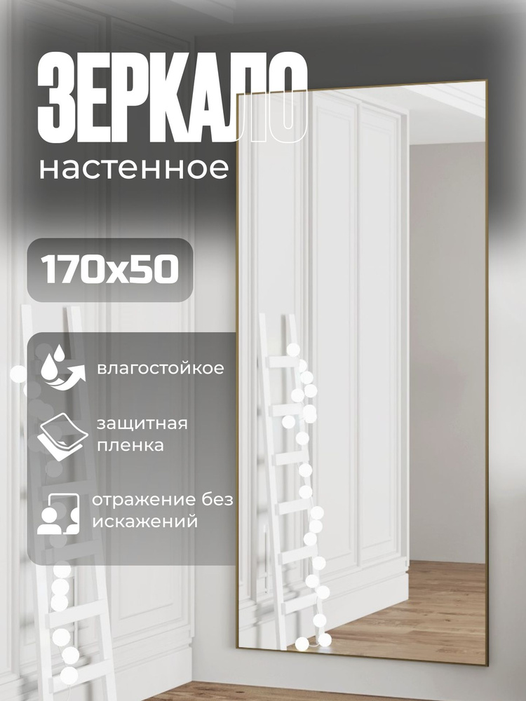 TODA ALMA Зеркало интерьерное, 50 см х 170 см, 1 шт #1