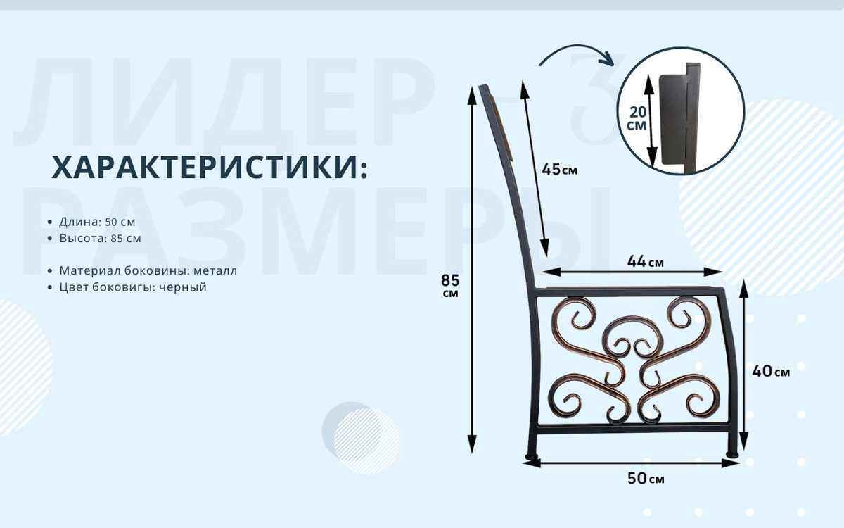 БОКОВИНЫ ЛИДЕР 3 РАЗМЕРЫ