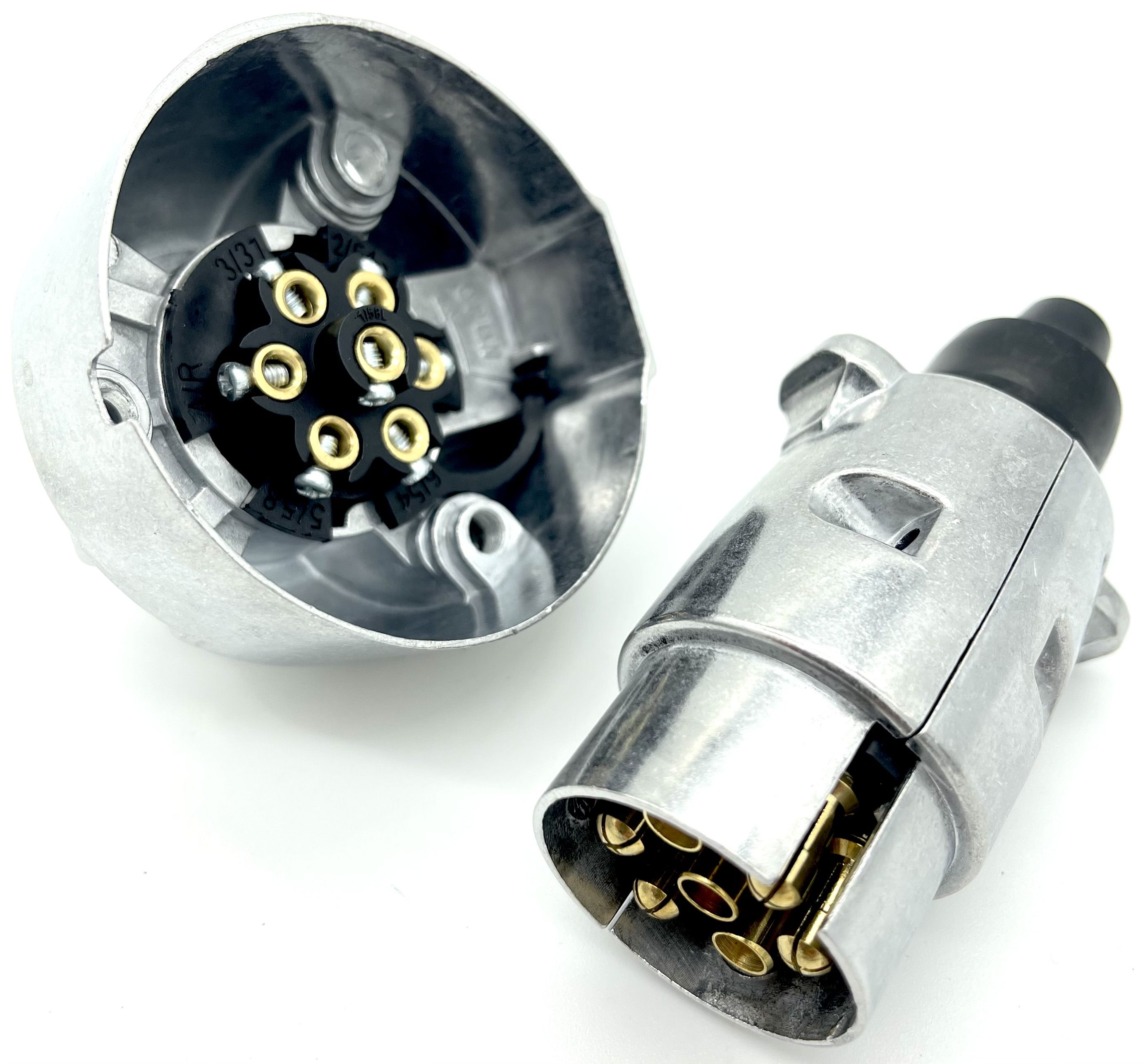 Вилка+розетка7контактов(металл)прицепаПТС