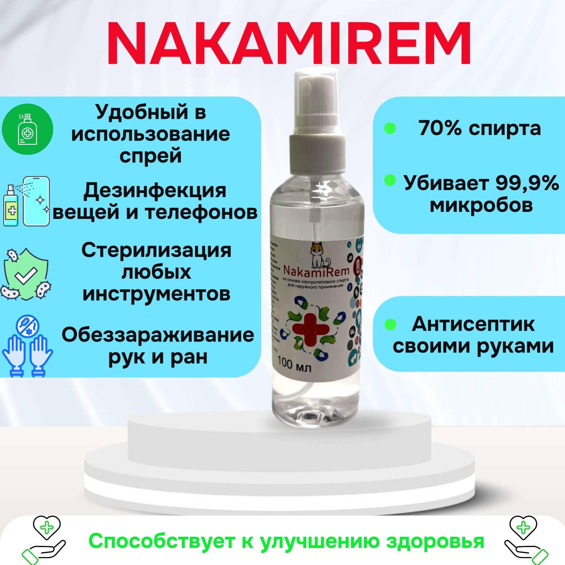 ДезинфицирующиесредствоСпрей100мл