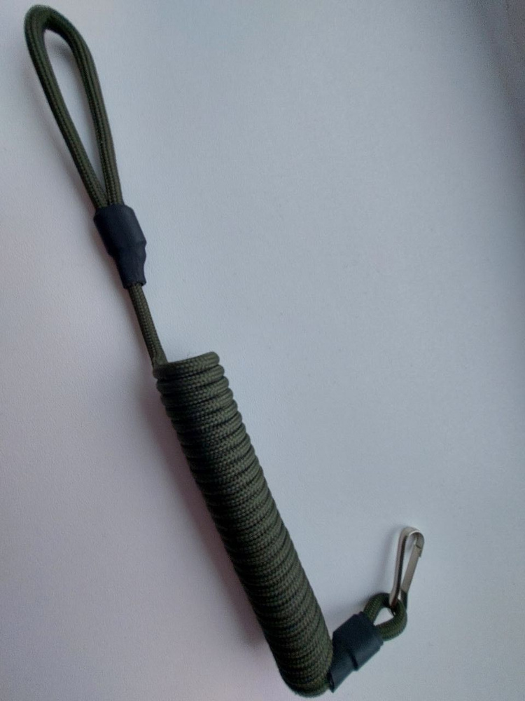Страховочный шнур из паракорда(тренчик) армейский зеленый.  #1