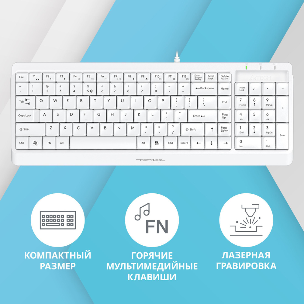 Клавиатура A4 Fstyler FK15 USB #1