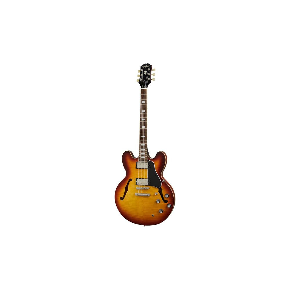 EPIPHONE ES-335 Figured Raspberry Tea Burst полуакустическая гитара, цвет - санберст  #1