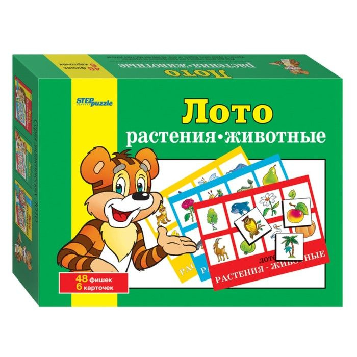 Лото Step Puzzle "Растения-животные" (80303) #1