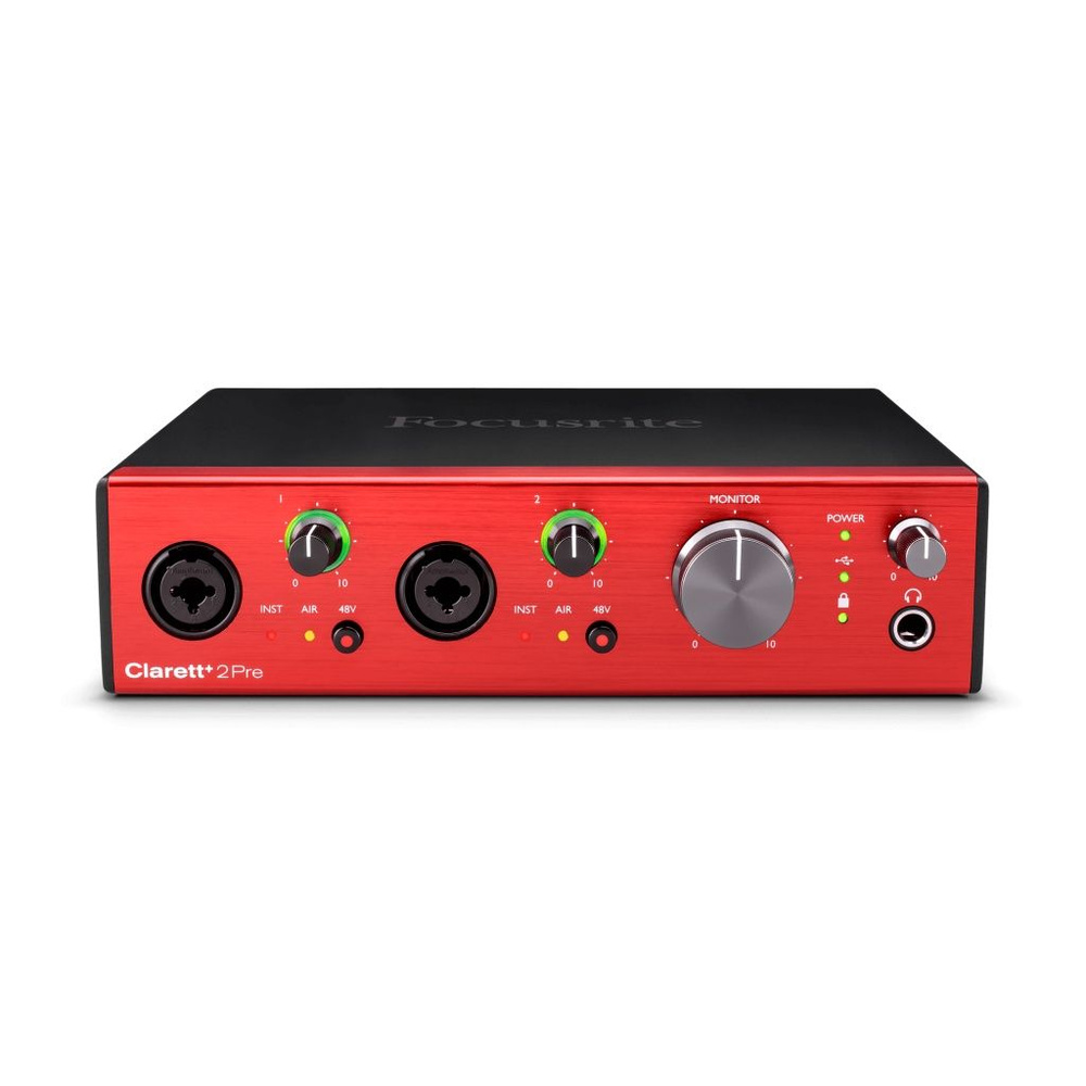 Аудио интерфейс USB, 2 входа-4 выхода, Focusrite Clarett+2Pre #1