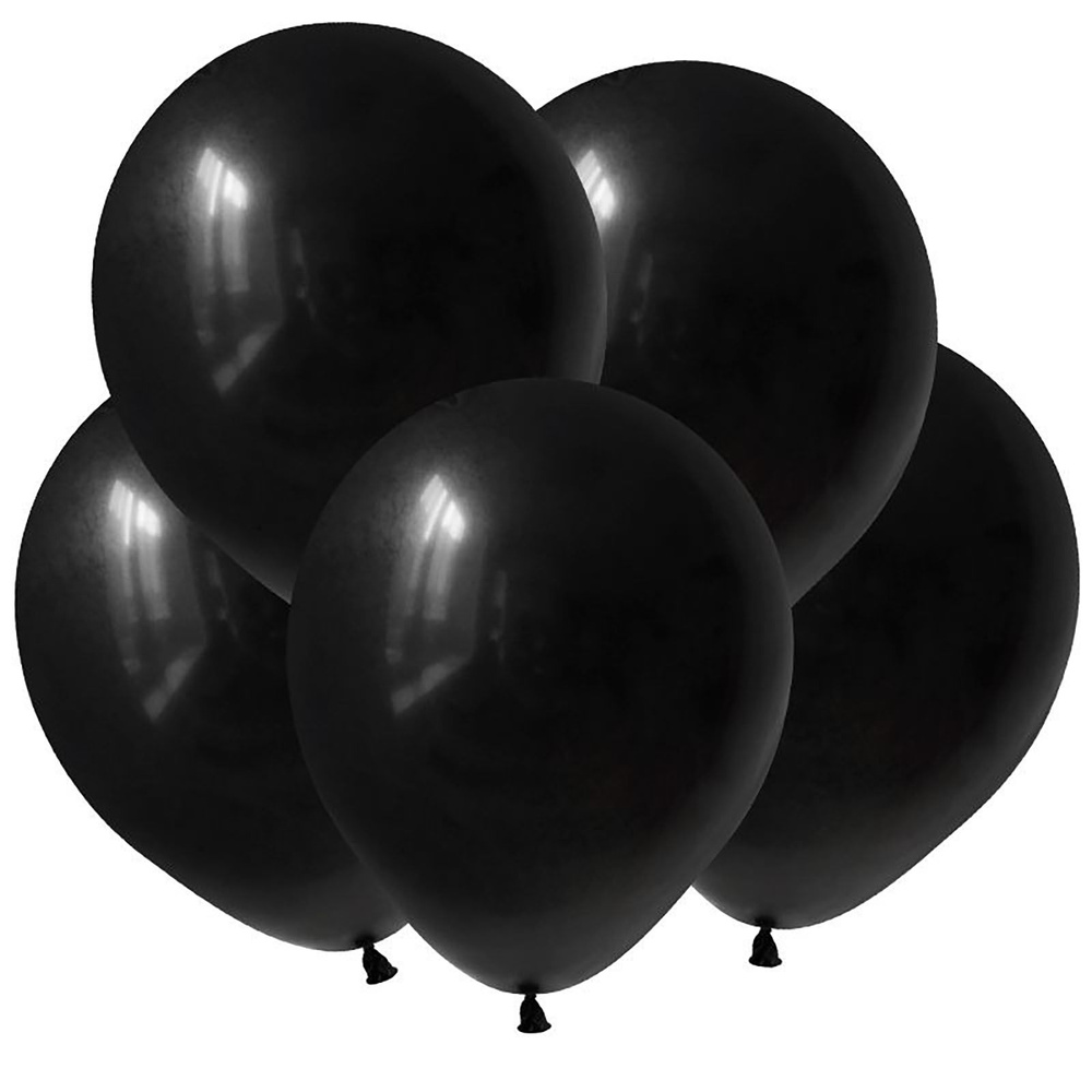 Воздушные шары 100 шт. / Черный, Пастель / 12,5 см #1