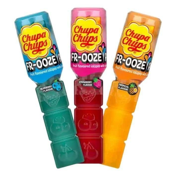 Леденец с гелем Chupa Chups Frooze Pops 3шт * 26 гр, США #1